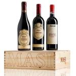 Confezione esclusiva "Masi iconici" | COSTASERA 2018 Amarone Classico DOCG, CAMPOFIORIN 2020 Rosso Verona IGT, BONACOSTA 2022 Valpolicella Classico DOC | 3X750 ml | Confezione in legno