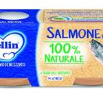 Mellin Omogeneizzato Salmone e Verdure, 24 Vasetti da 80 g