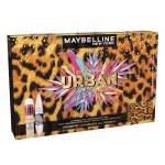 Maybelline New York Kit Make-Up Viso, Composto da Correttore Cancella Età (Fair) e Mascara Ciglia Sensazionali Intense Black, Per un Trucco Occhi Intenso e d'Impatto, Pochette Leopardata Inclusa