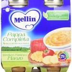 Mellin Pappa Completa Verdure Pastina e Manzo - 12 Vasetti x 250 gr