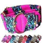 Woofpetshop® - Collare Martingale per Cani Modello REWIND FUX levriero - Handmade